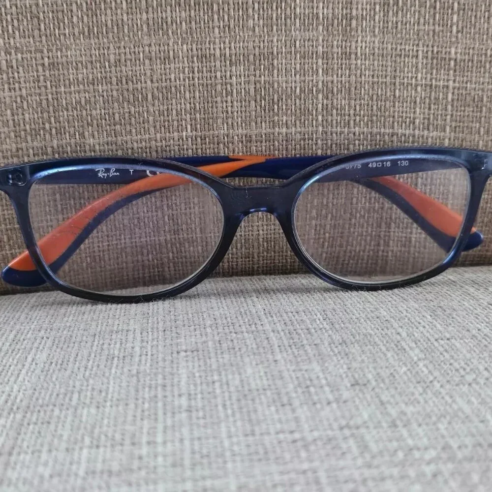 Ray-Ban Youth Kids Glasses/Eyeglasses Frame Blue/Orange RB1586 3775 Frame only